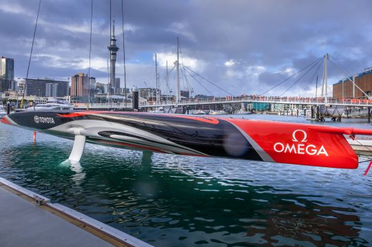 Emirates Team New Zealand unveils the first-ever AC75