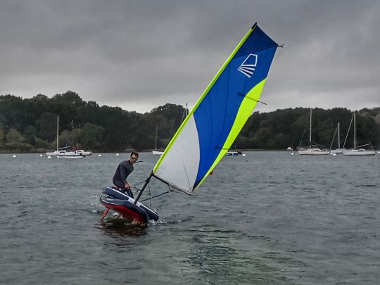 decathlon inflatable sailing boat