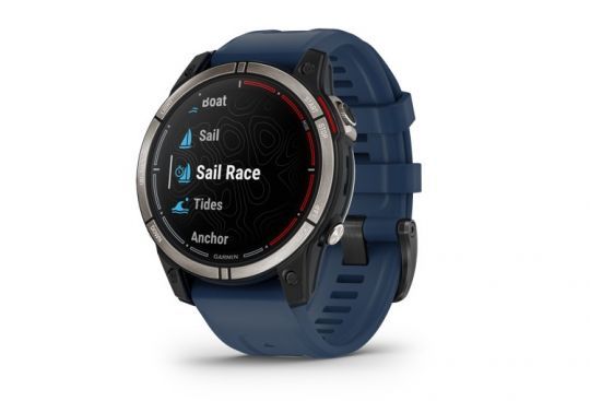 Garmin Quatix 7 watch, touch screen and solar charging for this reference  in boating