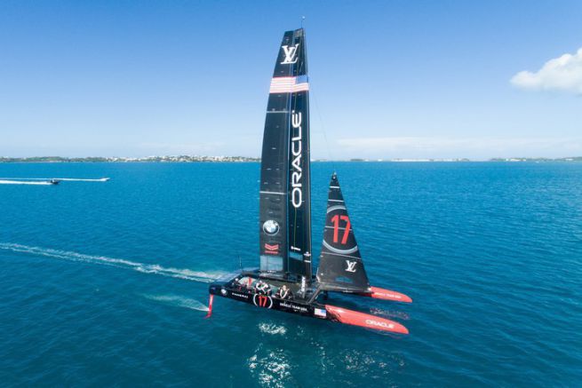 america's cup catamaran vs monohull