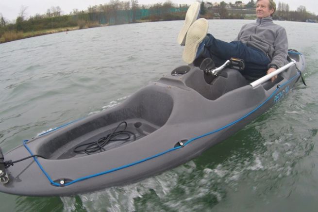 Pedayak Electric, a hands-free hybrid kayak